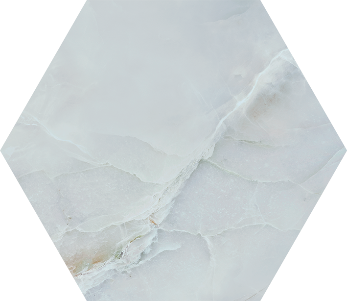 Onyx Silk 120 Light Blue 52x60nr Hexagon cm