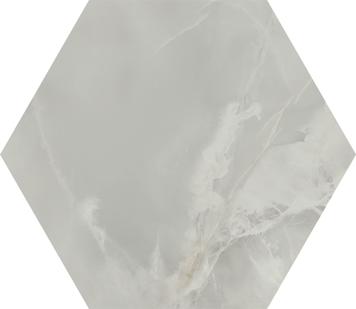 Onyx Silk 120 Dark Grey 52x60nr Hexagon cm