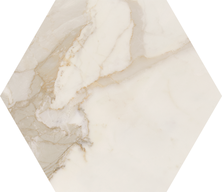 Calacatta Gold Nat Hex60 52x60nr Hexagon cm