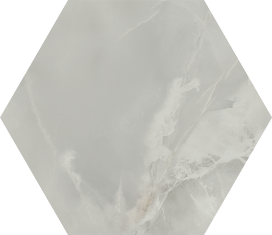 Onyx Silk 120 Dark Grey 52x60nr Hexagon cm