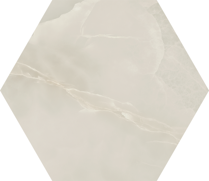Onyx Silk 120 Ivory 52x60nr Hexagon cm