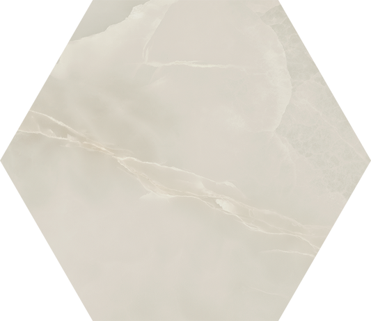 Onyx Silk 120 Ivory 52x60nr Hexagon cm