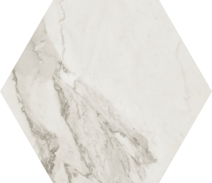Calacatta Silver Nat Hex60 52x60nr Hexagon cm