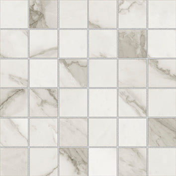 Calacatta Silver Lux T5 Mosaic 30x30cm