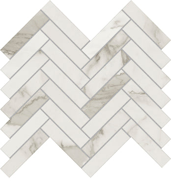 Calacatta Silver Lux Mosaic M 24.5x27.8cm