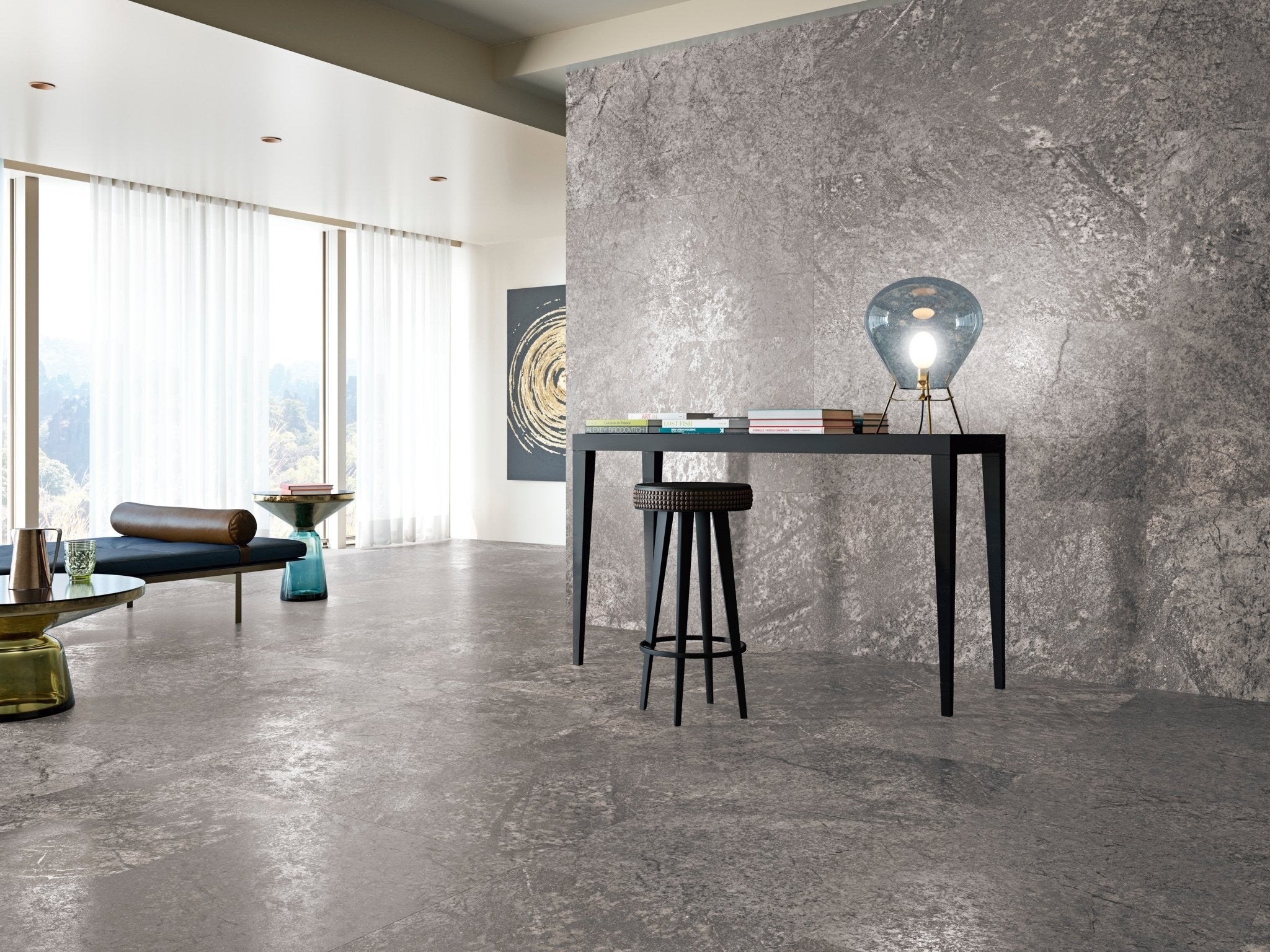 BAY 120 SILVER (60x120 cm) - Interior Wall & Floor Tile - BAY LIVING 1 - Euro Tile & Stone