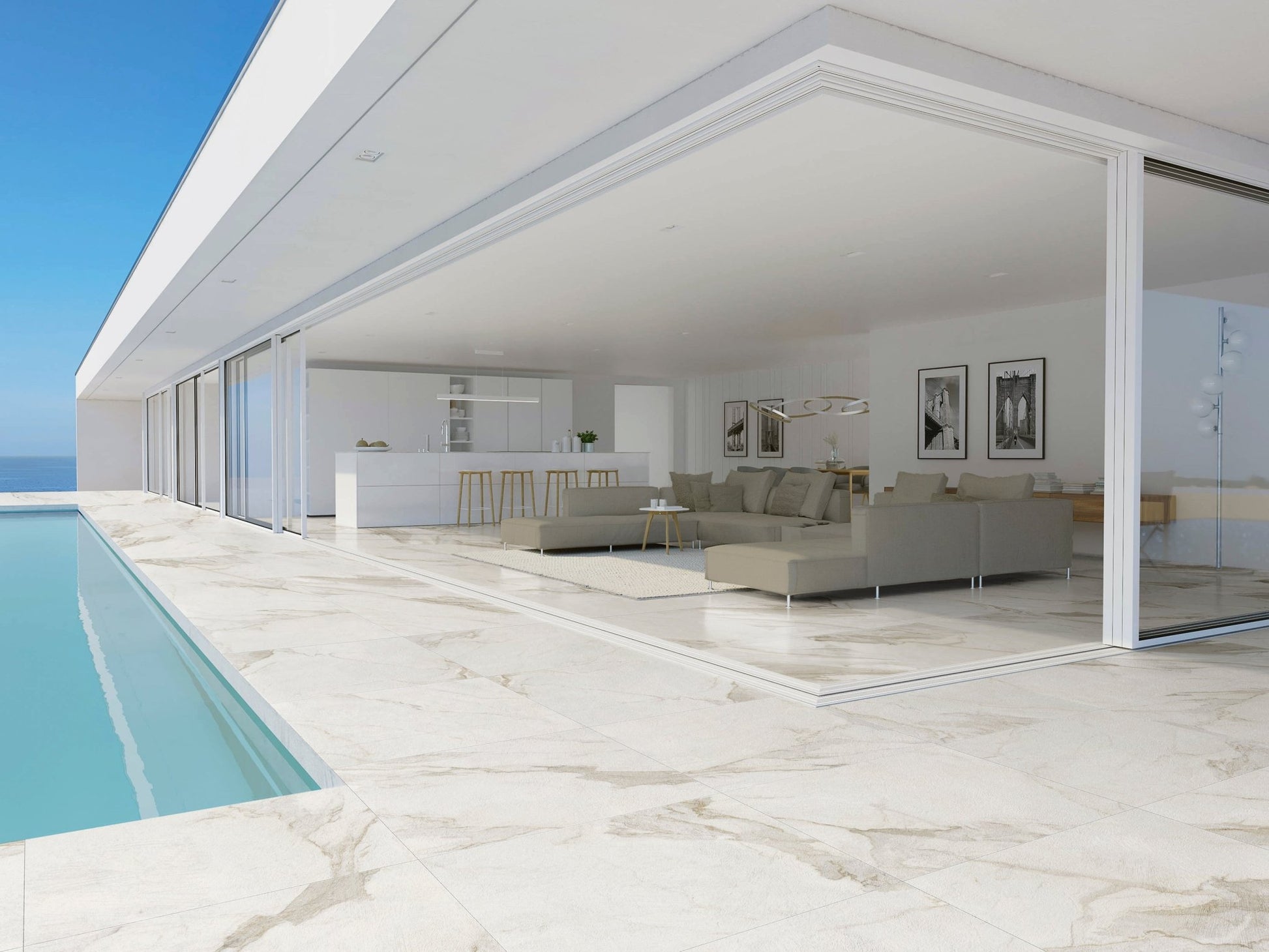 CALACATTA GOLD DRY 120 (60x120 cm) - Exterior floor tile - CALACATTA OD - Euro Tile & Stone