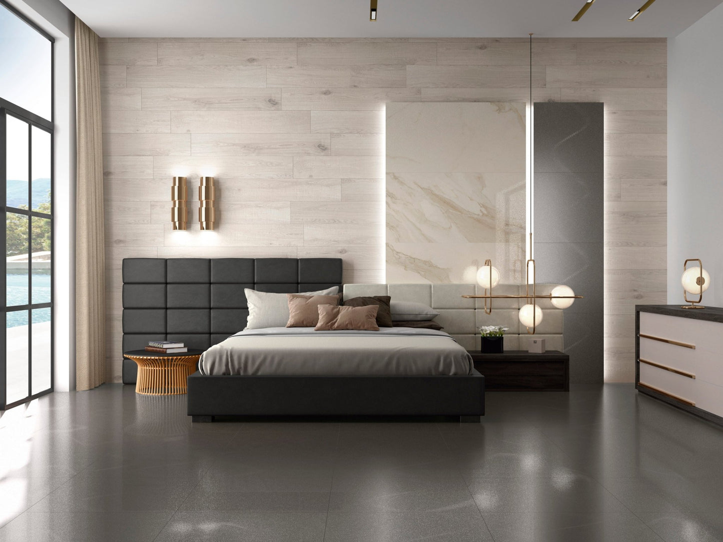 CALACATTA GOLD LUX 120 (60x120 cm) - Interior Wall & Floor Tile - AKILA BEDROOM - Euro Tile & Stone