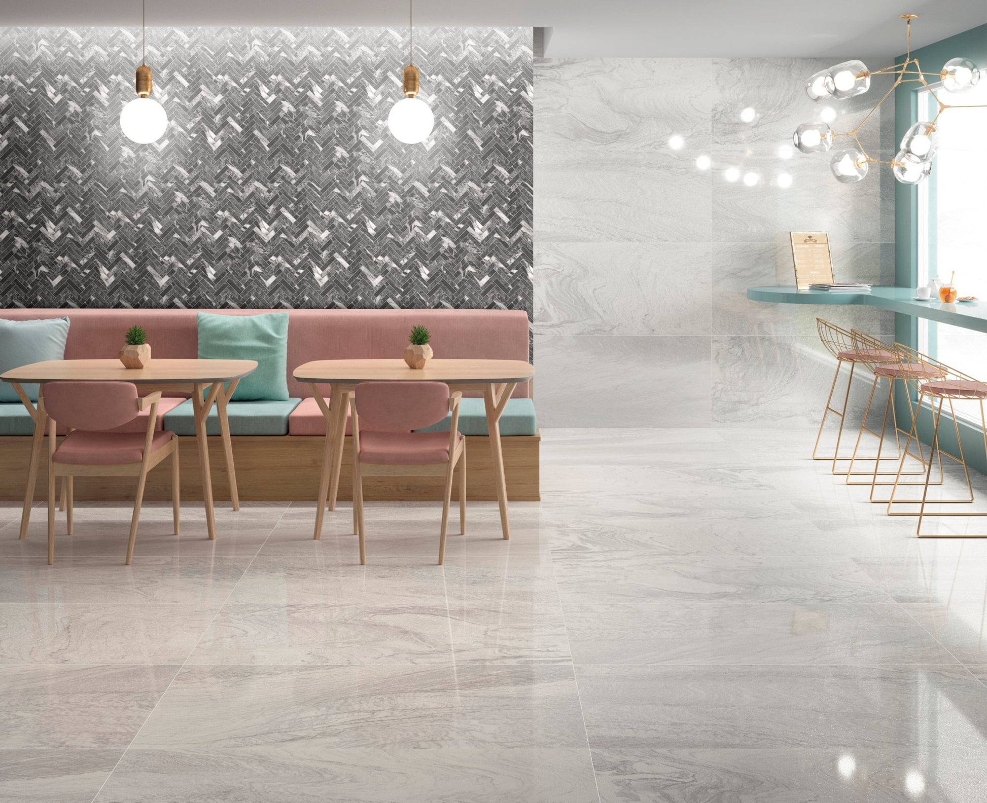 DOMINO SOFT 120 WHITE (60x120 cm) - Interior Wall & Floor Tile - commercial - Euro Tile & Stone