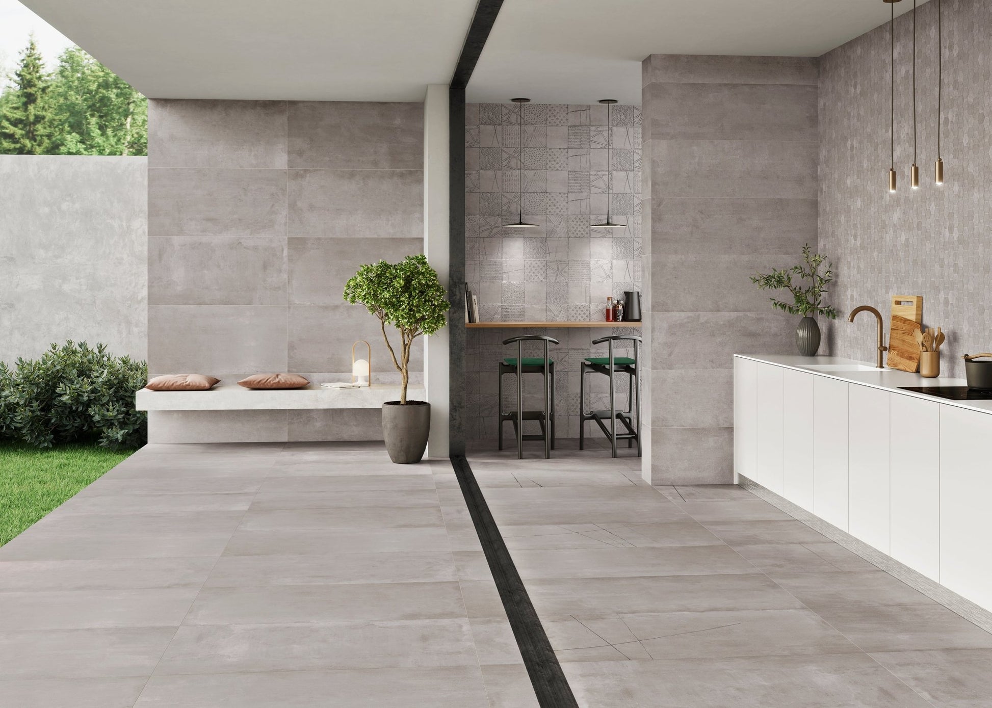 KAI 120 ASH (60x120 cm) - Interior Wall & Floor Tile - KAI OD 1 - Euro Tile & Stone