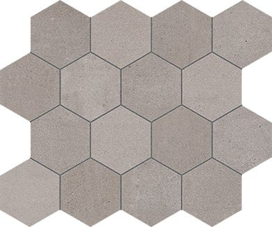 KAI MOSAICO HEX ASH (27,5x 29,3 cm) - Mosaico Wall & Floor Tile - KAI OD 1 - Euro Tile & Stone