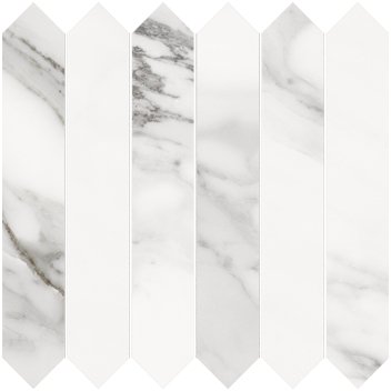 MACCHIA VECCHIA MOSAICO NAT PICKET SILVER (27,4x29,8 cm) - Mosaico Wall & Floor Tile - MACCHIA VECCHIA BATHROOM 1 - Euro Tile & Stone