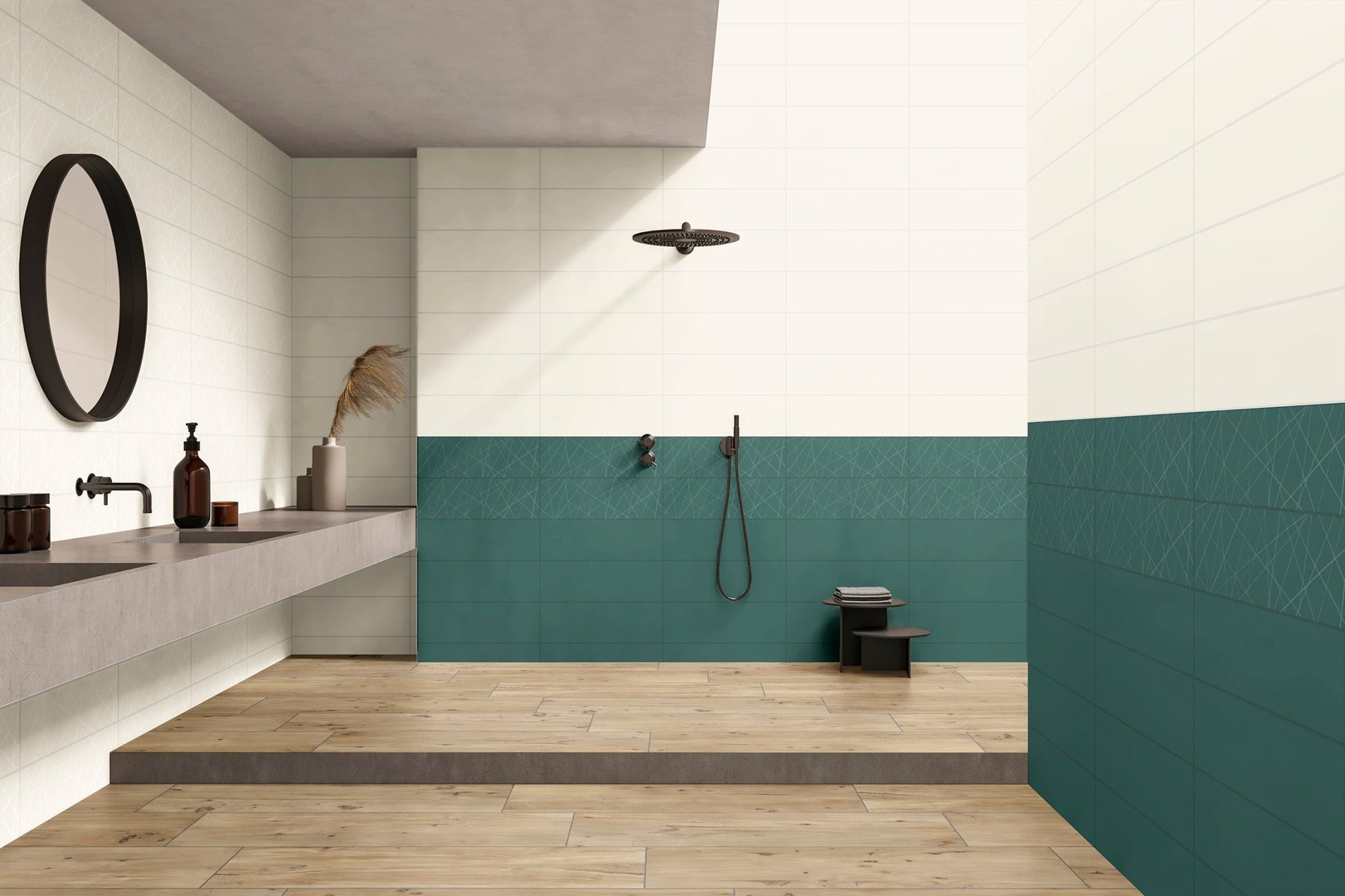 PALETTE PR60 VERT (20x60 cm) - Interior Wall Tile - PALETTE BATHROOM - Euro Tile & Stone