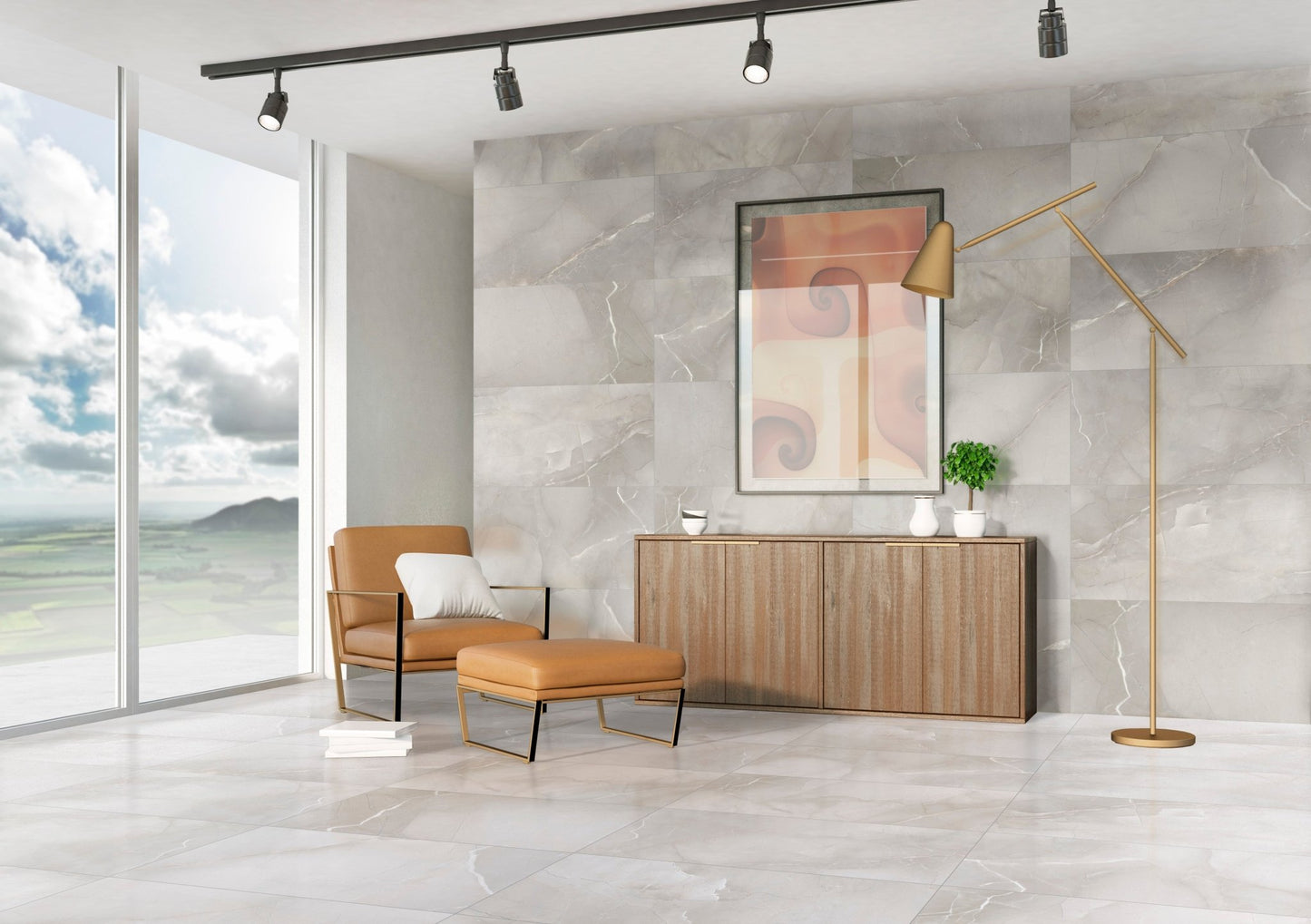 PASSION LUX 120 GREY (60x120 cm) - Interior Wall & Floor Tile - PASSION LIVING - Euro Tile & Stone