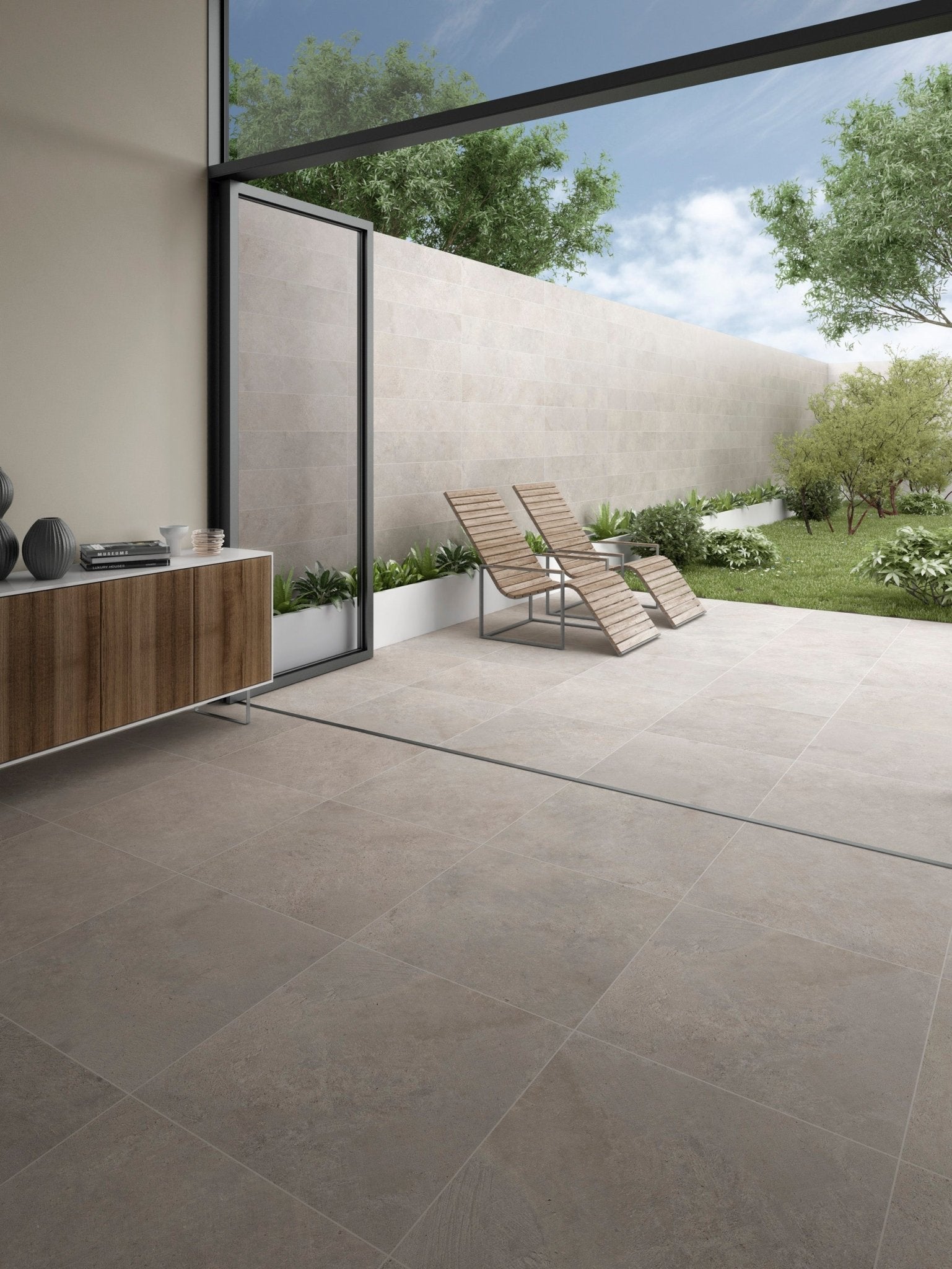 SEASTONE DRY 60 GREY (60x60 cm) - Interior & exterior wall & floor tile - SEASTONE OUTDOOR - Euro Tile & Stone