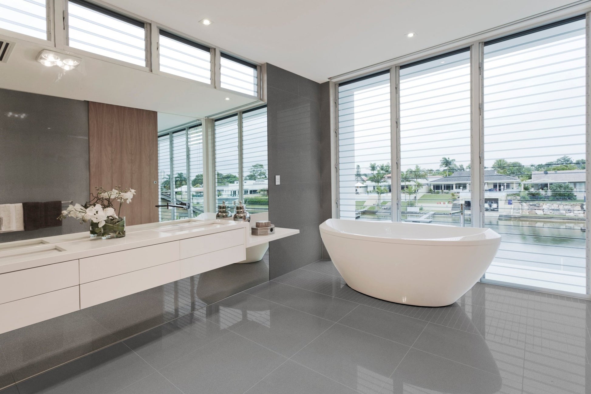 SMART LUX 3060 GRAPHITE (30x60 cm) - Interior Wall & Floor Tile - SMART BATHROOM - Euro Tile & Stone