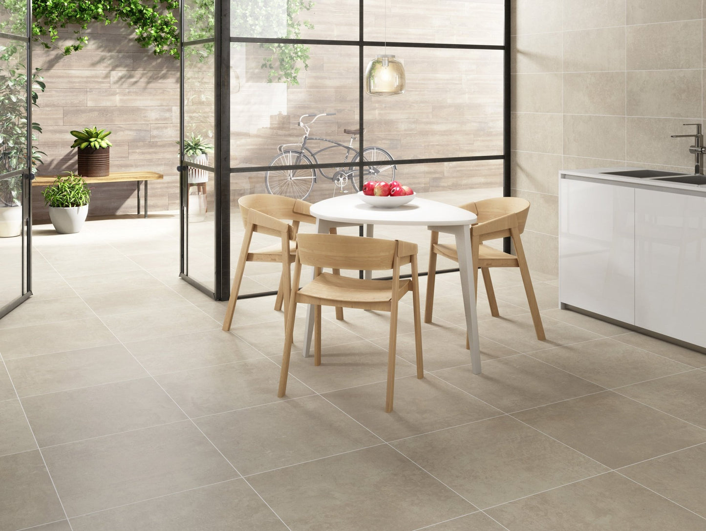 STUDIO 3060 CREAM (30x60 cm) - Interior Wall & Floor Tile - STUDIO OD 3 - Euro Tile & Stone